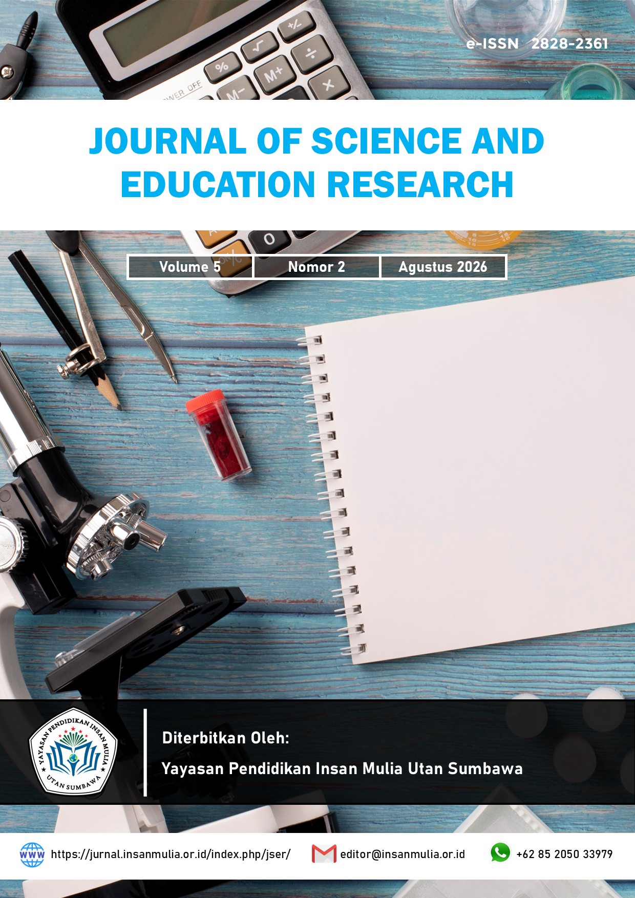 					View Vol. 5 No. 2 (2026): Journal of Science and Education Research
				